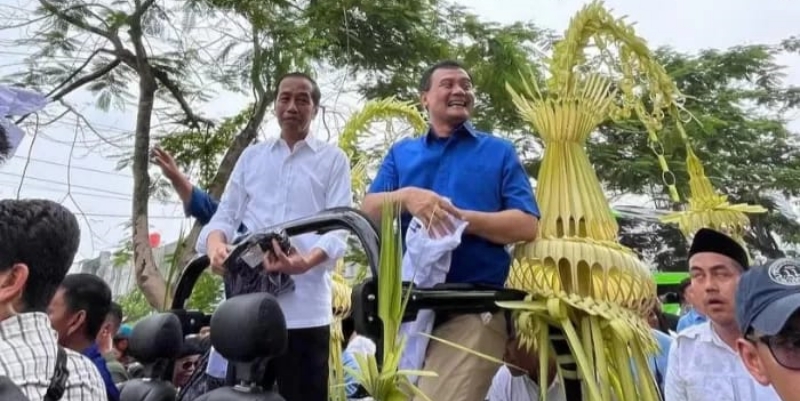 Libatkan Jokowi dalam Kampanye, Luthfi-Yasin Dapat Keuntungan Sekaligus Kerugian